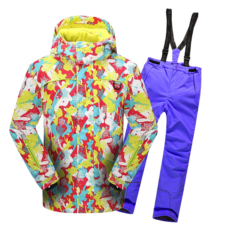 Picture of Cross-border e-commerce Phoebe Elephant Children's Ski Suit Warm Jacket Outdoor Thickened Waterproof for Boys and Girls