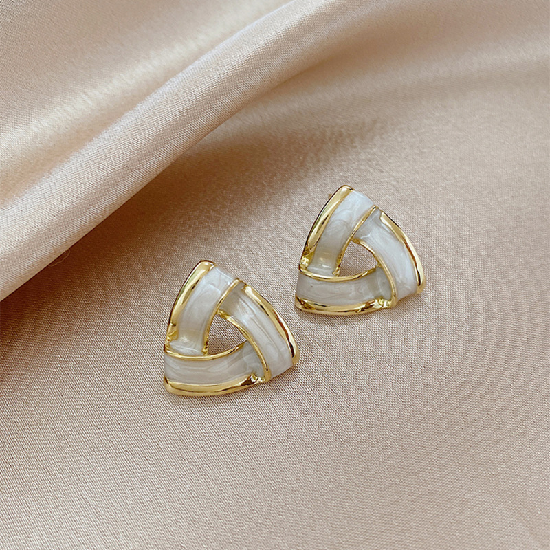 s925 Silver Pin All-match Elegant Earrings 2023 New Fashionable Japanese and Korean Style Elegant Simple Earrings for Women