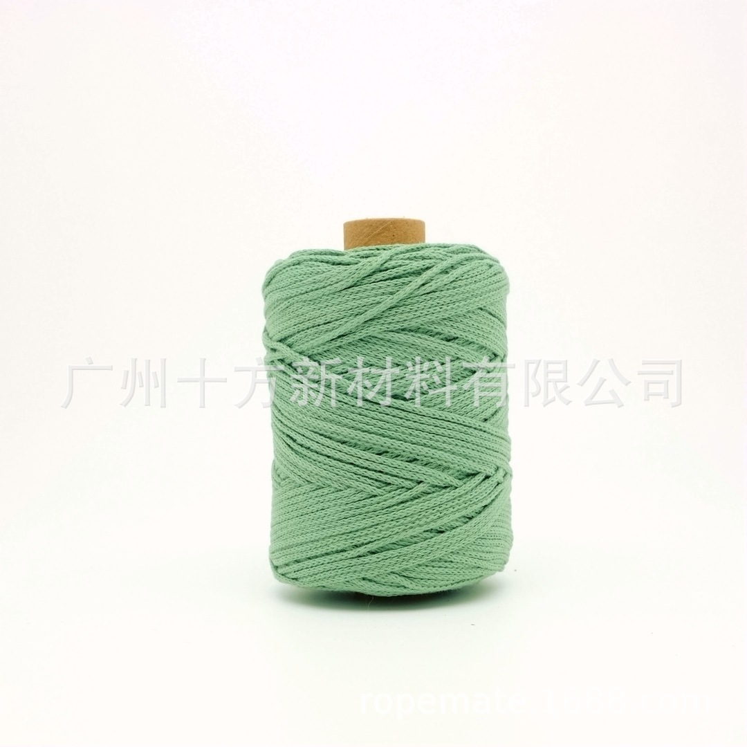 Picture of Wholesale color 1.5mm round strand yarn combed cotton thread crochet wool knitting handmade thread DIY cotton rope