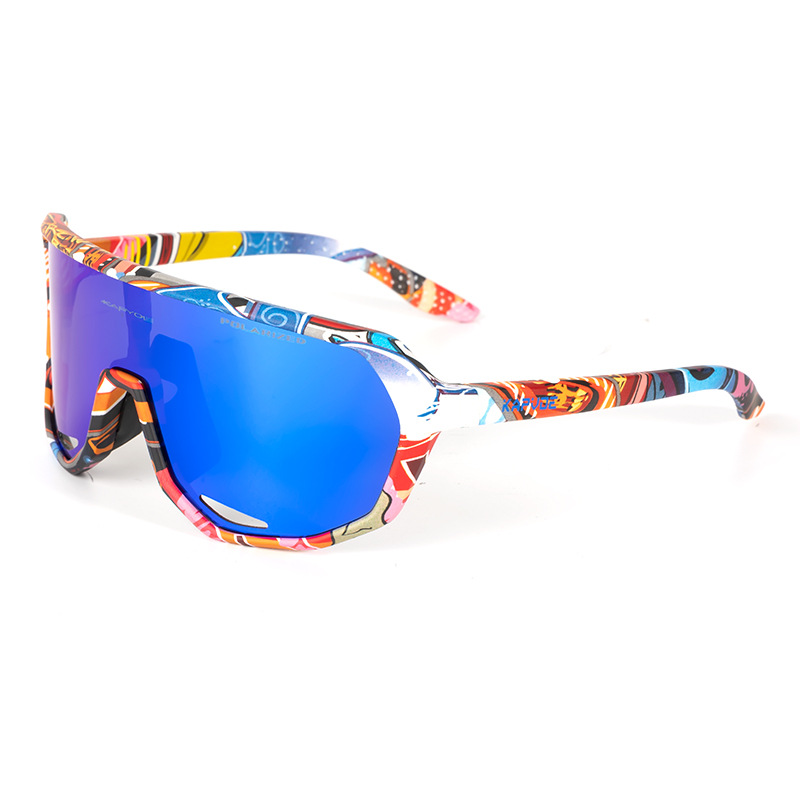 Picture of kapvoe Cycling Glasses Road Car Polarized Colorful Cycling Glasses Outdoor Professional Sports Glasses Windproof Glasses