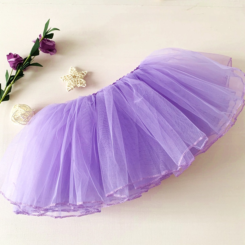 Picture of New Children's Dance Ballet Dress Mesh Puff Dress Six-One Performance All-match Dance Half-length Princess Cake Dress