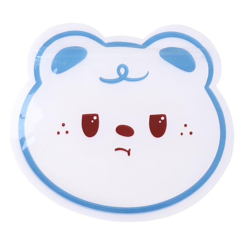 Animal-Shaped Zipper Self-Sealing Bag, Bear and Duck Candy Zipper Bag, Grabber Storage Bag, Sealed Irregular Design