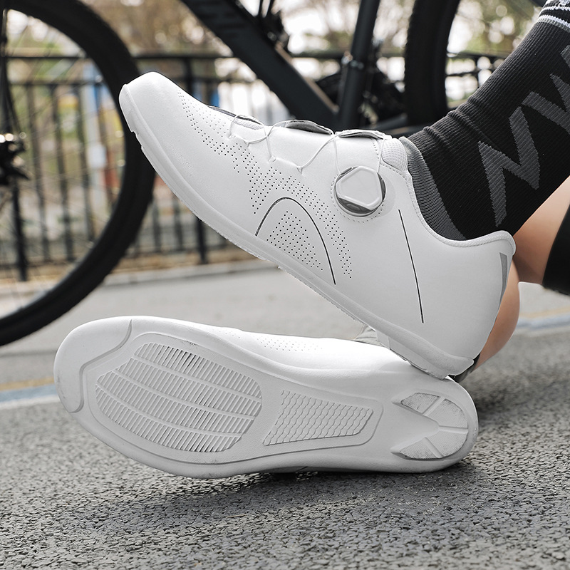 Cross-border foreign trade bicycle shoes cycling shoes men and women road bike lock shoes mountain bike booster shoes hard bottom wholesale