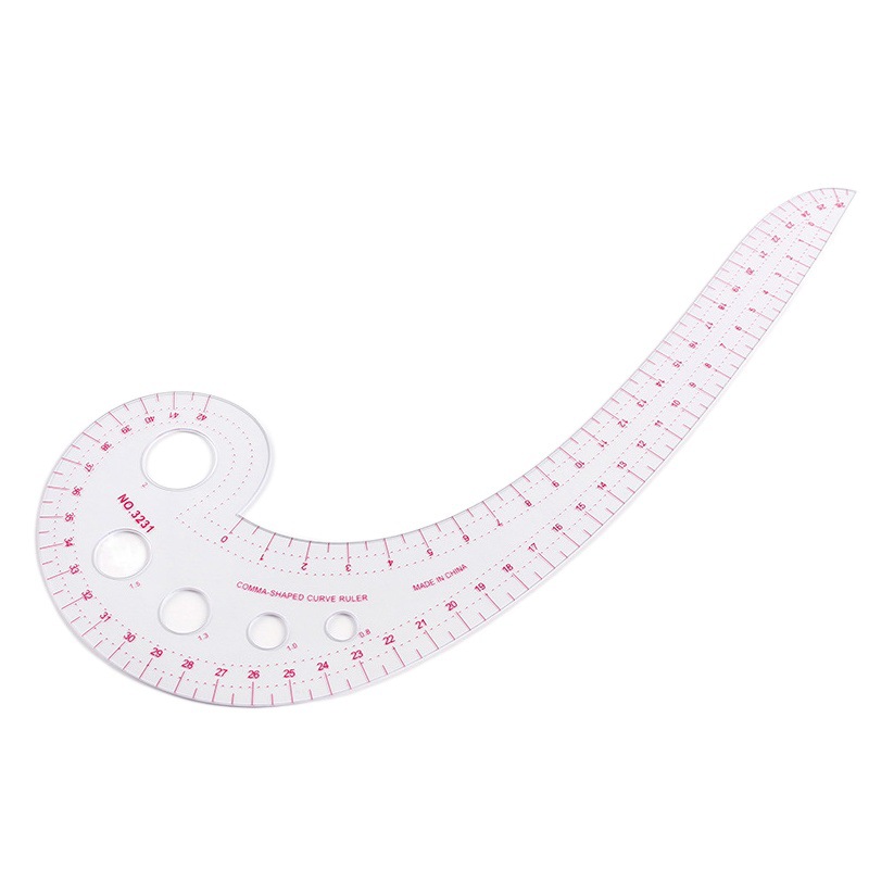 Clothing sewing ruler 4-piece multi-functional curve ruler clothing printing and putting code ruler cutting ruler cross-border exclusive