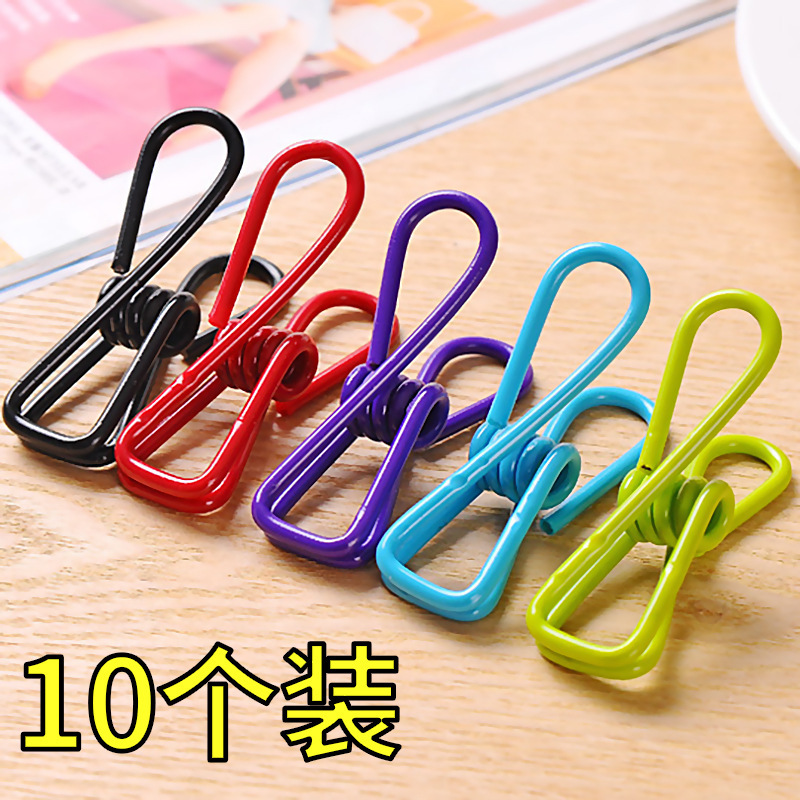 Picture of Household clip drying clothes color stainless steel clip clothes small clip holder clothes windproof clip clothes rack wholesale