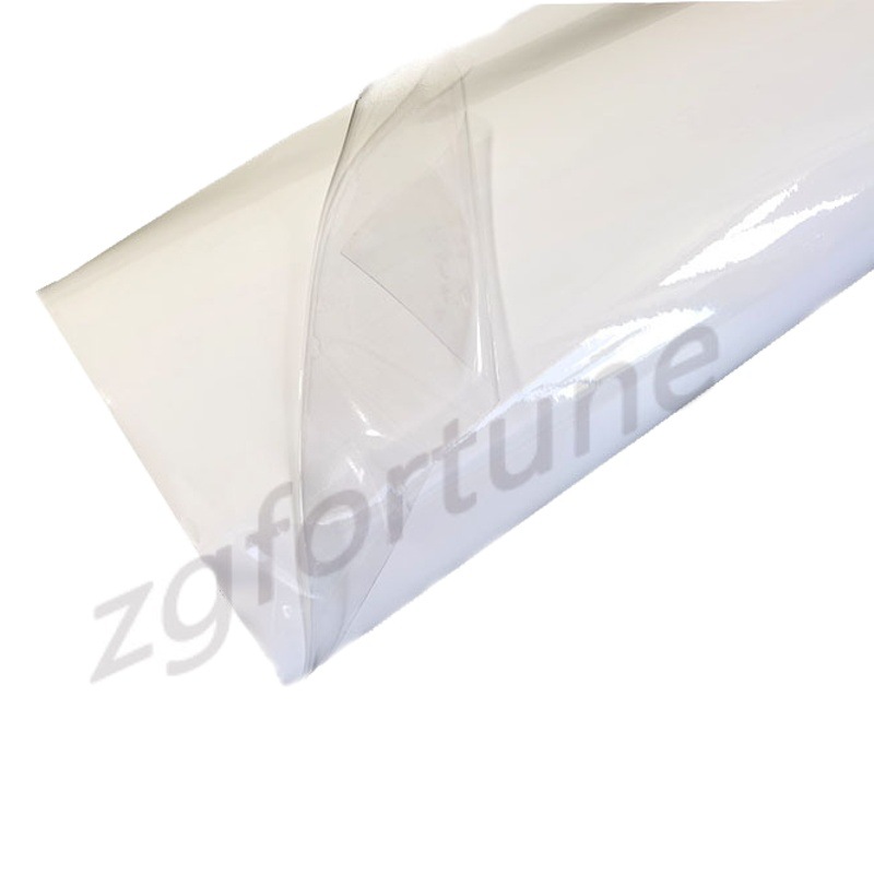 Transparent flat UV printing electrostatic film electrostatic adsorption transparent glass film for shopping mall counter writing office building