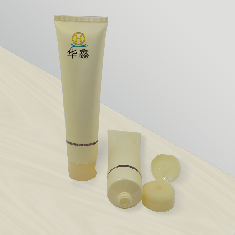 Cosmetic Hose Packaging 150g K-Style Flip Pe Plastic Hose Packaging Material Golden Tube Body Extended Version
