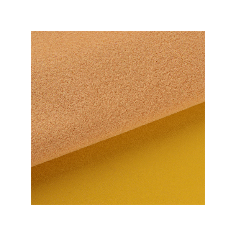 Picture of Factory spot 0.85mm thick half Pu Nappa grain leather brushed bottom fine grain luggage handbag packaging artificial leather
