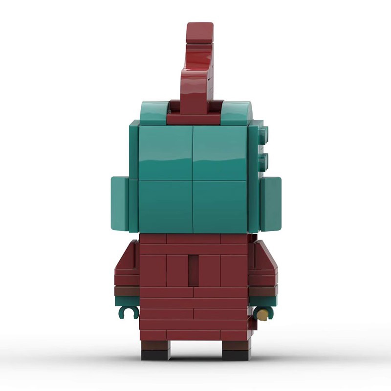 Picture of Compatible with Lego assembled domestic building blocks MOC manweiyong-mechanical fin square head brick model gift