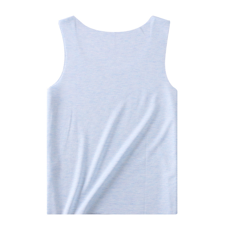 Picture of Children's Seamless Mesh Vest Thin Sleeveless Shirt for Boys and Girls Cool Boneless Breathable Bottoming Shirt Pajamas Wholesale