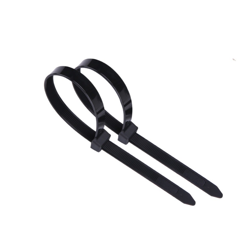 Add wings cable tie 12*300*600*500*900*650GB cable tie with large plastic cable tie black