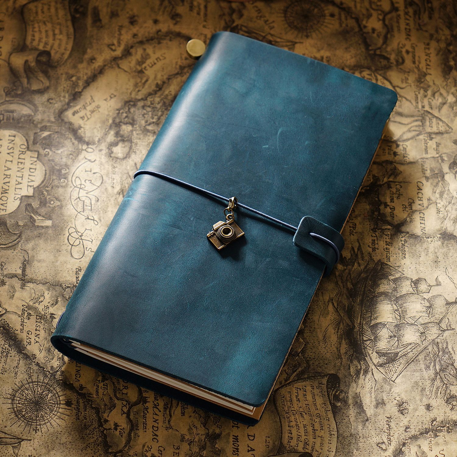 Picture of Travel Notebook Notebook Cowhide Genuine Leather Diary Retro Notepad Creative Record Tn Spot Wholesale