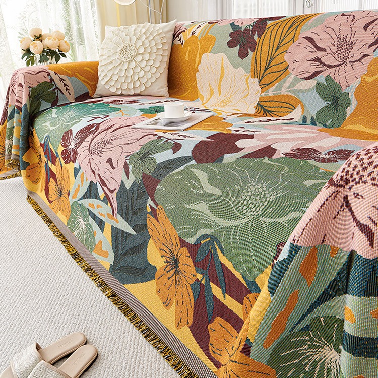American sofa towel 2024 new sofa cover cover a whole full cover sofa cover cloth towel anti-cat scratch sofa blanket