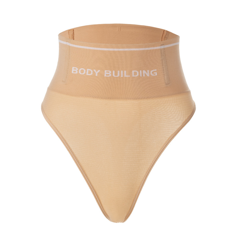 Picture of Cross-border Body-shaping Abdominal Pants Postpartum Mid-waist Tunic Body-shaping thong thin breathable seamless slimming underwear for women
