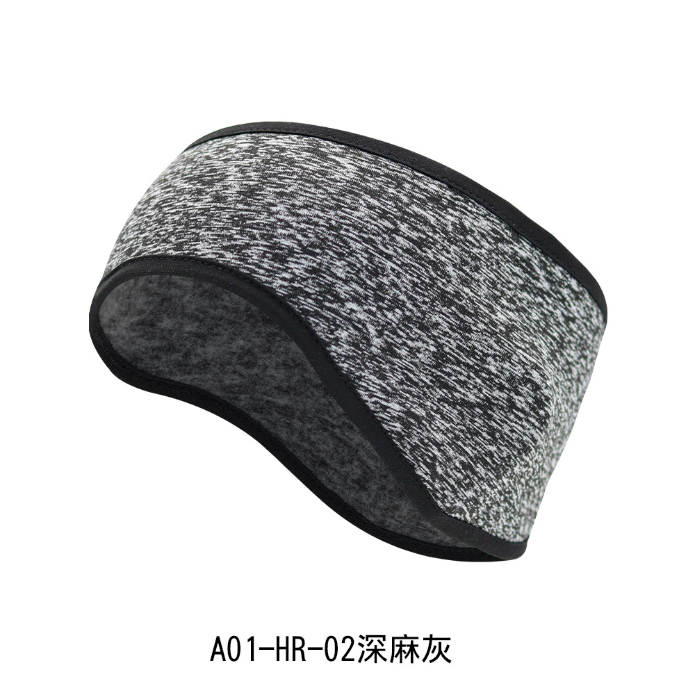 Picture of Amazon autumn and winter fleece outdoor ear protection hair band Sports running riding warm cold-proof headgear forehead protection headband