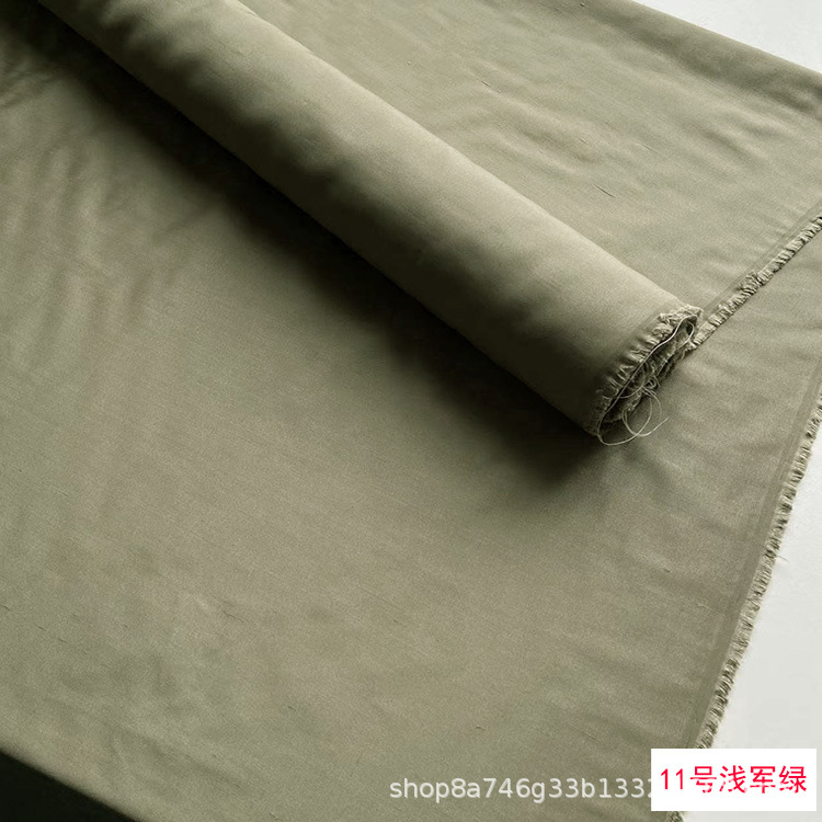 Picture of Solid Color Silk Double Palace Fabric, Crisp Mulberry Silk Double Palace Fabric, Yarn-dyed Double Palace Clothing Cheongsam Top Fabric