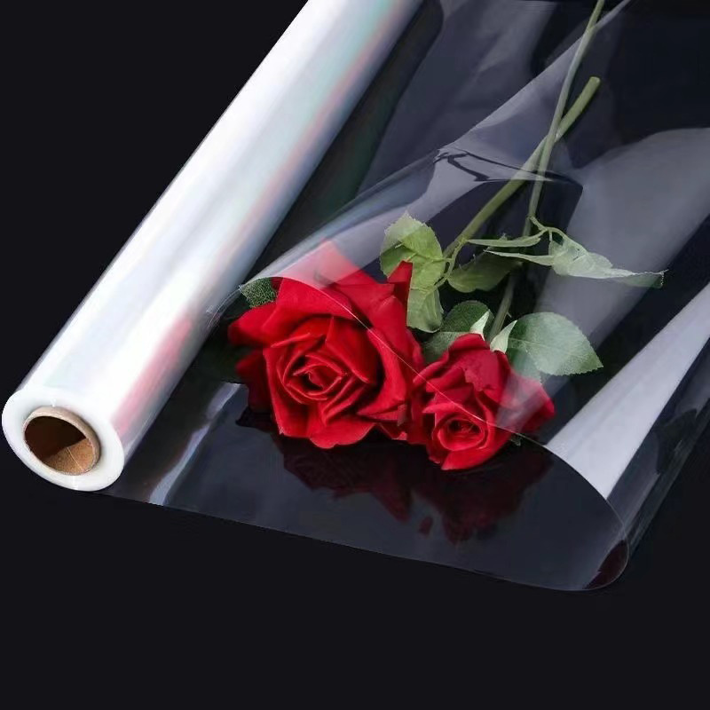 Soft cellophane waterproof wrapping paper transparent plastic wrapping paper flower wrapping paper flower art material hard cellophane