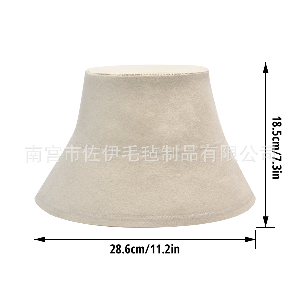 Picture of High-end cross-border felt sauna cap hot spring bath felt sauna cap integrated pressure European wool sauna cap