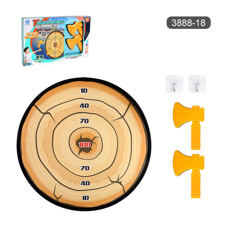 Picture of Children's Indoor and Outdoor Leisure Sports Toys Competitive Hanging Disc Throwing Sticky Ball Round Target Interactive Throwing Board