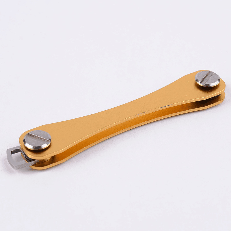 Picture of Aluminum Alloy key holder outdoor pendant metal key organizer multi-function key chain creative household key bag
