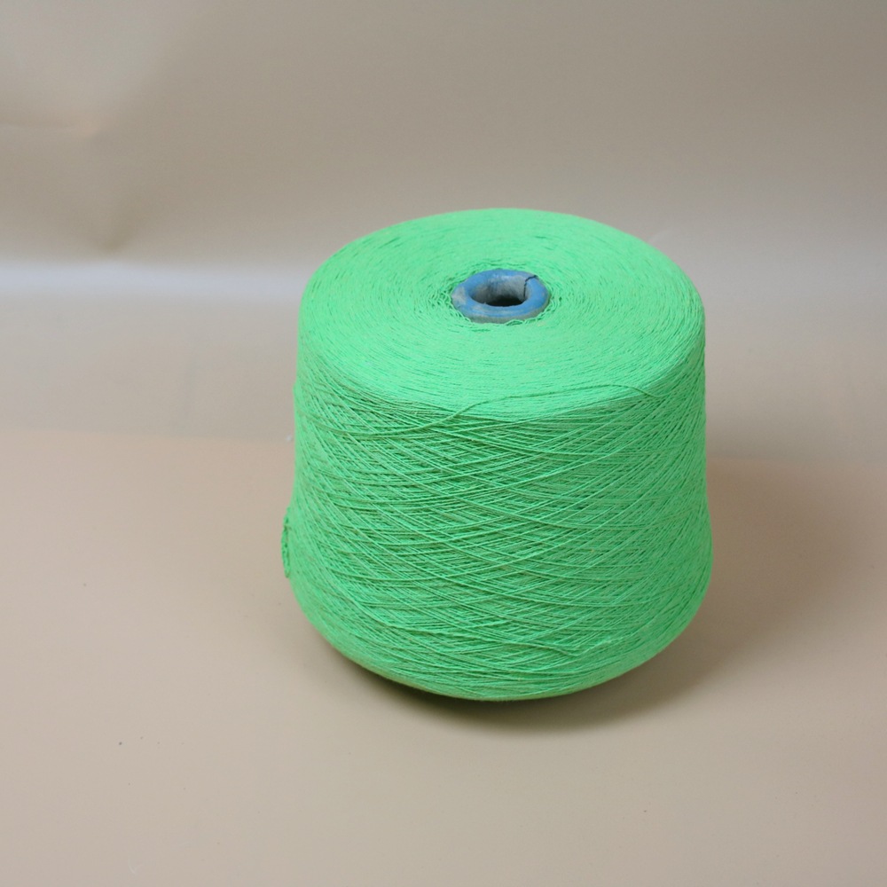 Factory customized grass green apple green cotton yarn green apple green cotton yarn cotton yarn multi-strand cotton yarn