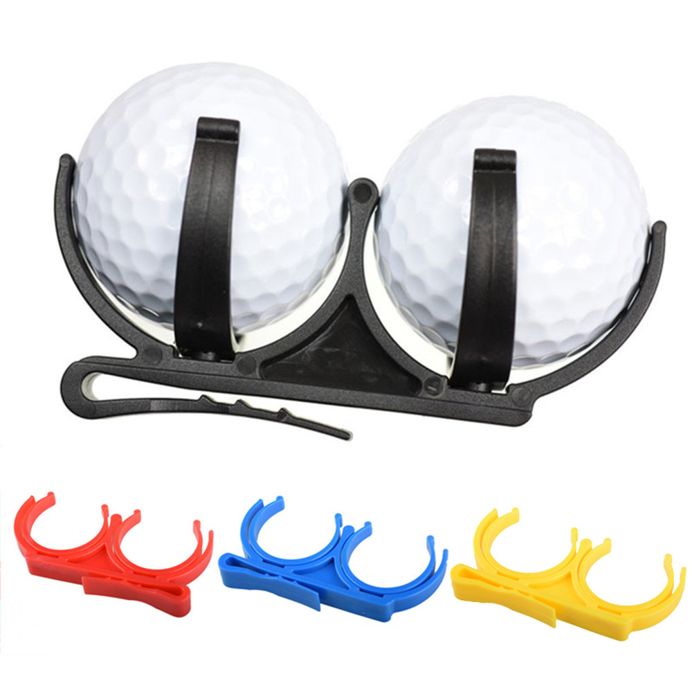 GOLF clip rotatable folding ball clip GOLF accessories can hold two balls ball picking clip Double Ball clip