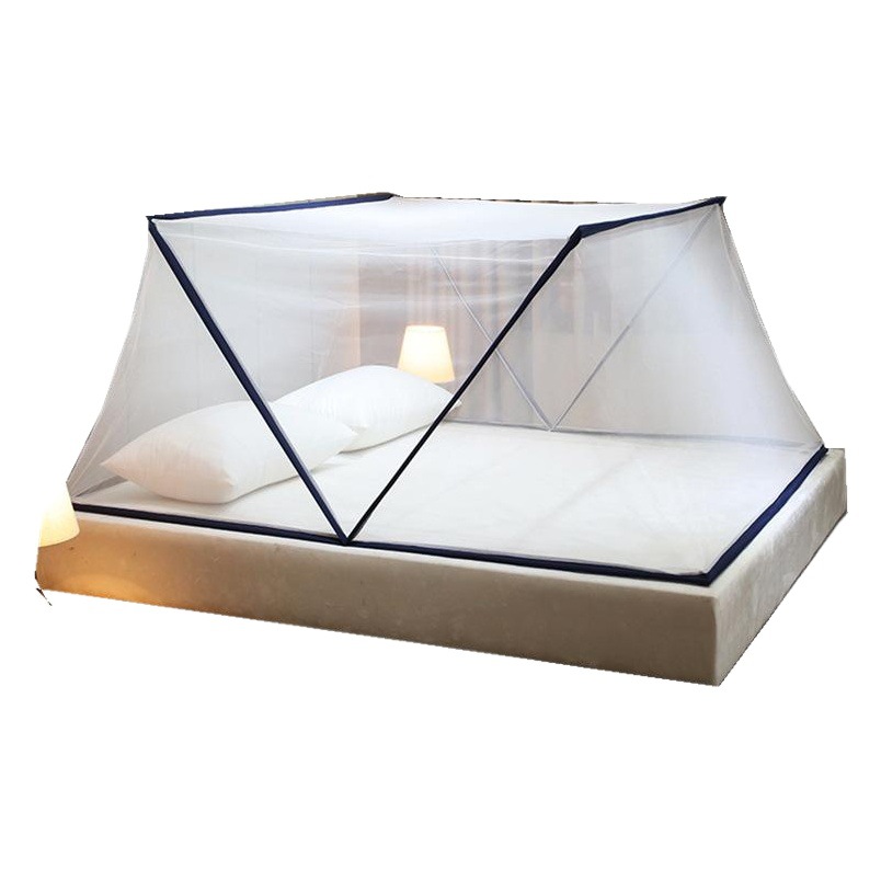 Shake the sound of the same online red folding mosquito net portable installation mosquito cover cross-border foreign trade Amazon text net