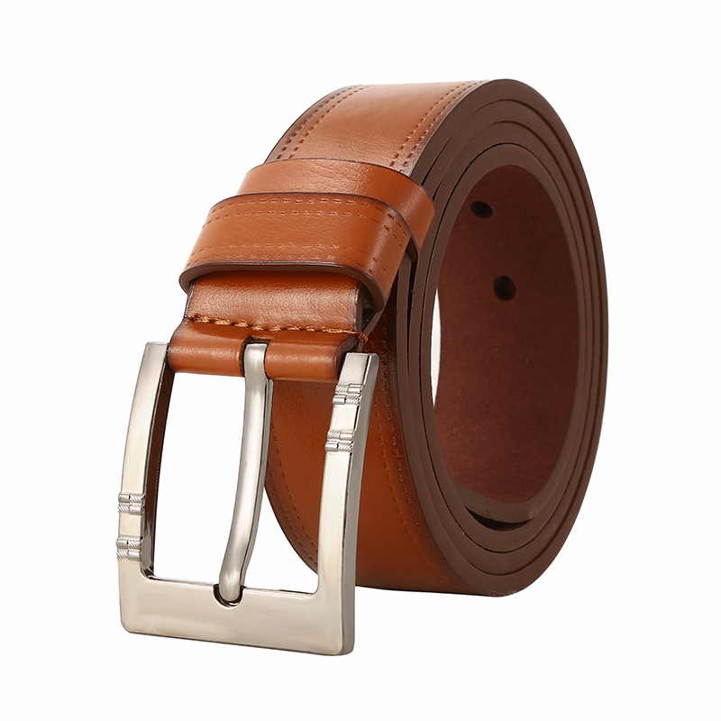 Picture of New European and American casual Joker men's pin buckle belt PU washed microfiber belt pants belt stall supply wholesale