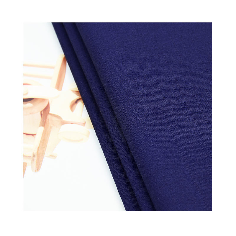 Pure Cotton Bamboo Plain Cloth Fashion Casual Slim Striped Shirt Dress Fabric Spring and Summer Popular Fabric