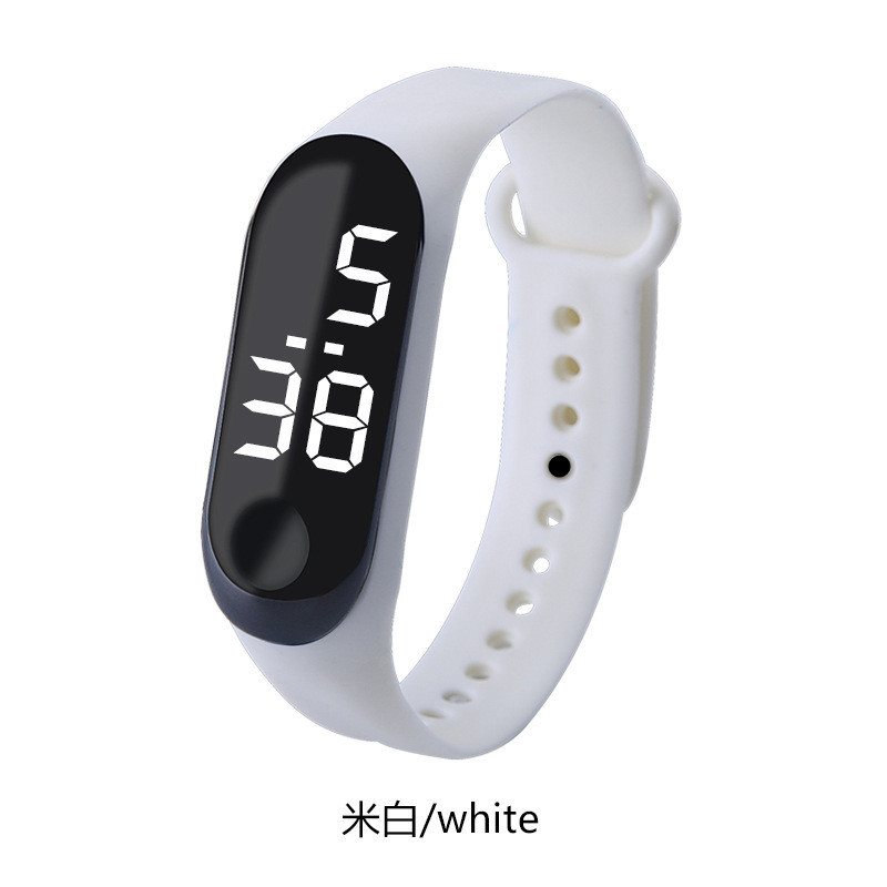 Picture of Manufacturer Simple Waterproof Led White Light Digital Watch Fashionable Student Couple Leisure Sports Touch Touch