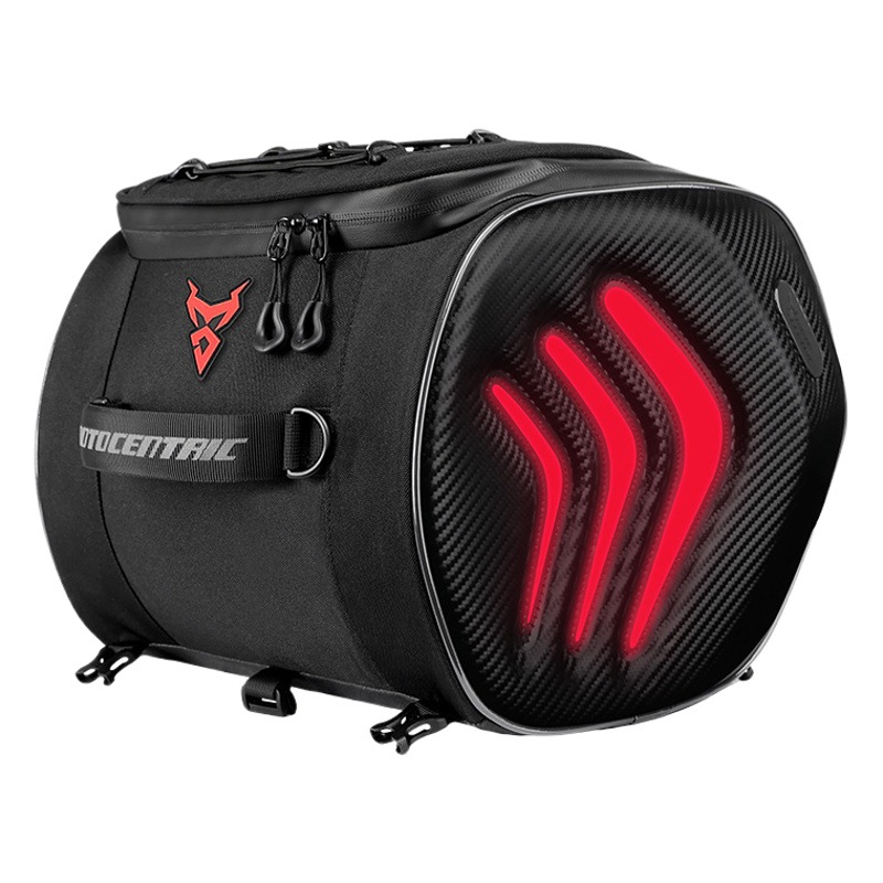 MOTOCENTRIC motorcycle center motorcycle scooter front curved beam luminous rear seat multifunctional dual-use bag