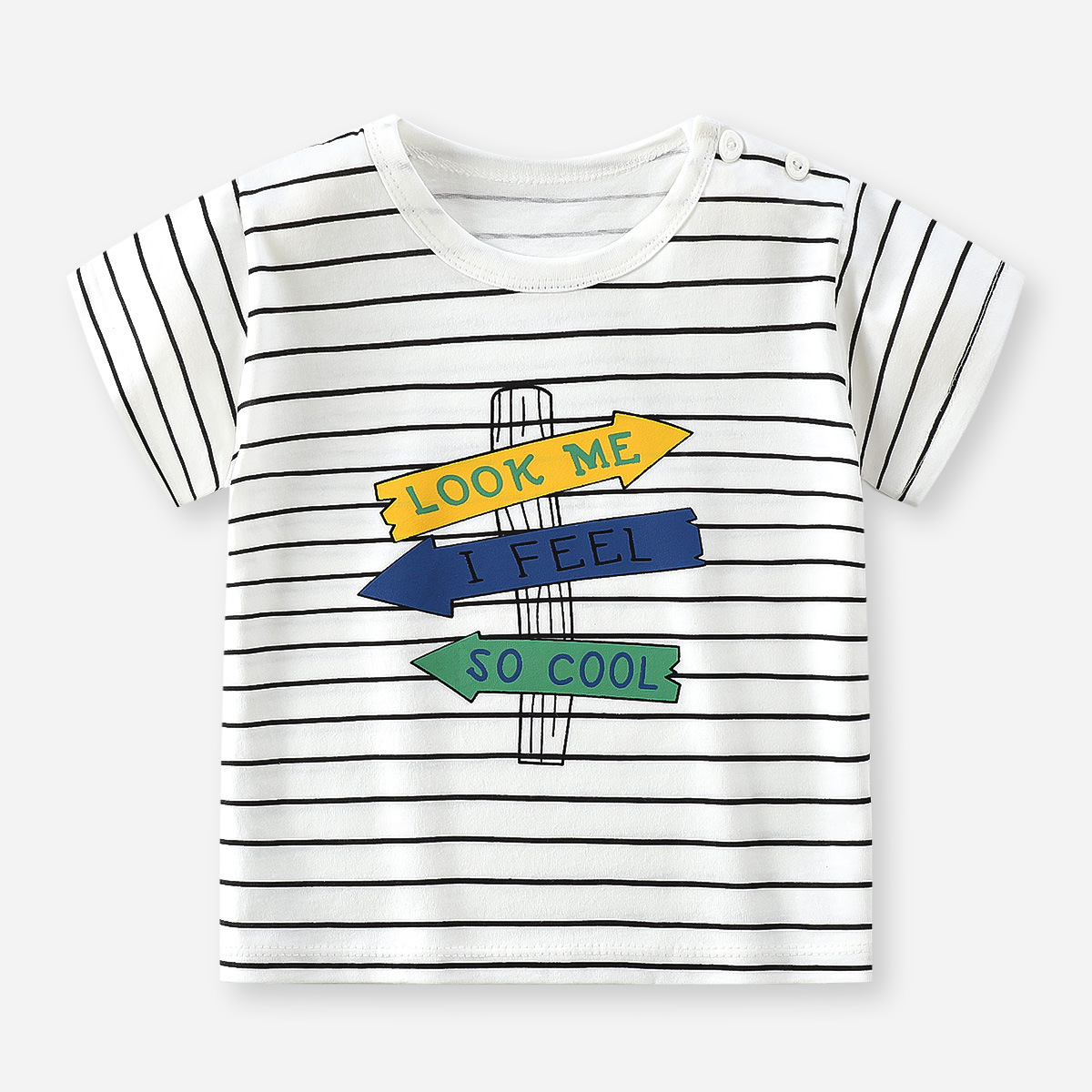 Picture of Children's Short-sleeved T-shirt Cotton New Children's Summer Baby Clothes Boys' Thin Girls' Top Summer Children's Clothing