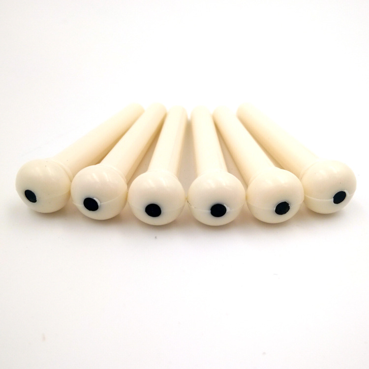 Picture of Folk Guitar Tail Nails, Acoustic Guitar String Nails, Fixed String Awl, String Post, Piano Cone Tail Nails, White Black Musical Instrument Guitar Accessories
