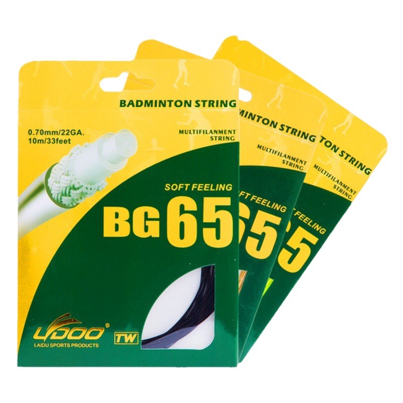 Leydo High Elastic Badminton Line BG656695 Shock Absorbing Badminton Line for Competition