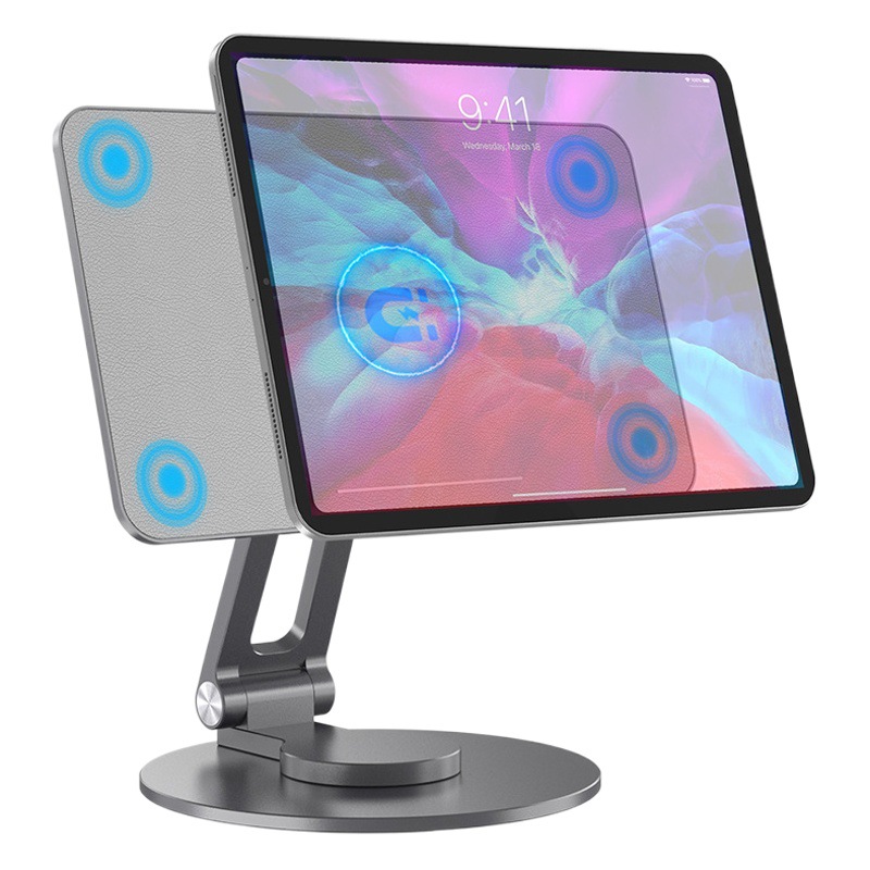 Suitable for ipad magnetic bracket 360 Rotating Flat bracket bracket bracket ipadPro folding bracket aluminum alloy bracket