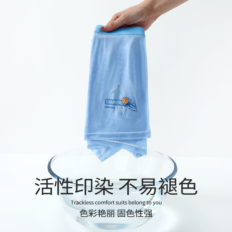 Picture of Youth underwear boys' extra fat boxers summer modal breathable boxers middle and high school shorts