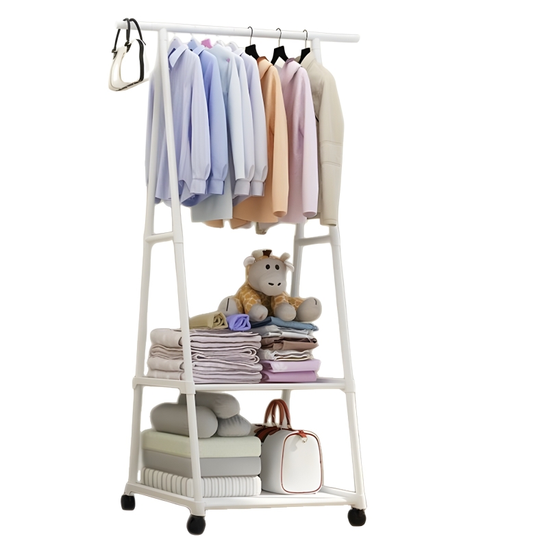 Coat Rack Simple Triangle Coat and Hat Cross-Border Supply Clothes Rack Storage Rack Combination Clothes Rack Wholesale Factory Direct Delivery