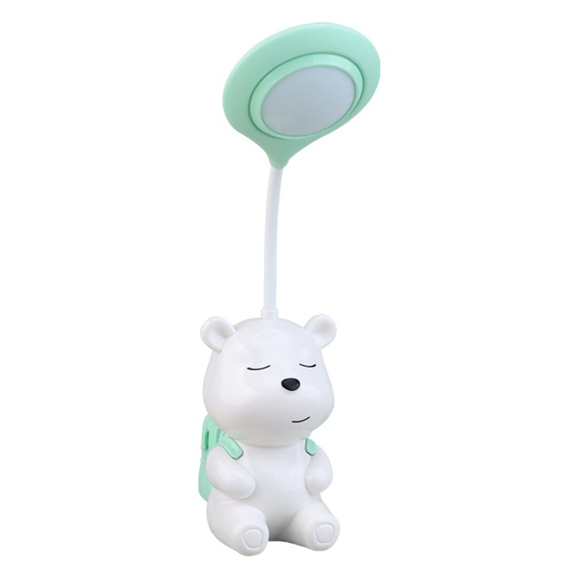 Customized logo small gift small table lamp gift printing promotion LED eye protection table lamp USB reading charging night light