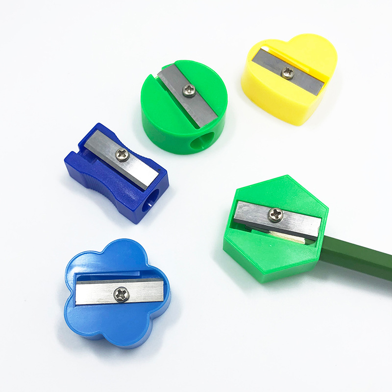Picture of Mini Single Hole Multi-Color Small Pencil Sharpener Small Pencil Sharpener for Kidsren Primary School Students Pencil Sharpener Manual Plastic Pencil Sharpener