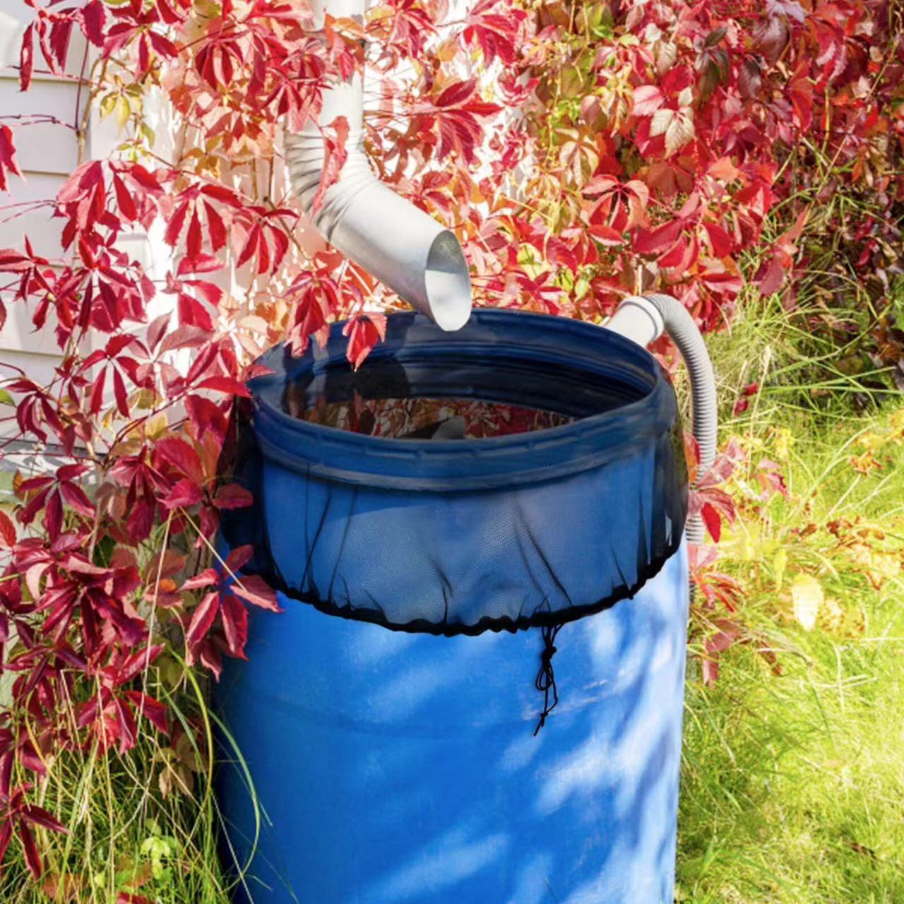 Picture of Outdoor Garden Bucket Leaf Net Cover Bucket Anti-Mosquito Net Cover Screen Protective Cover Filter Protective Net Wholesale