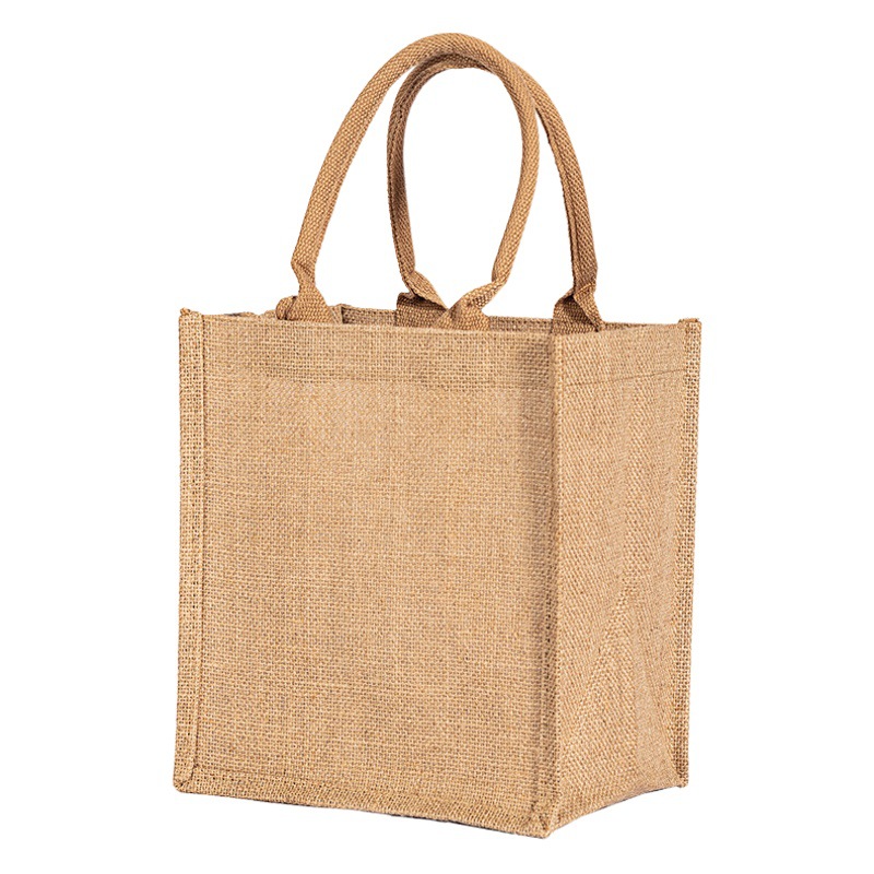linen bag printed logo linen tote bag sack eco-friendly lunch box bag canvas cotton and linen bag jute gift bag