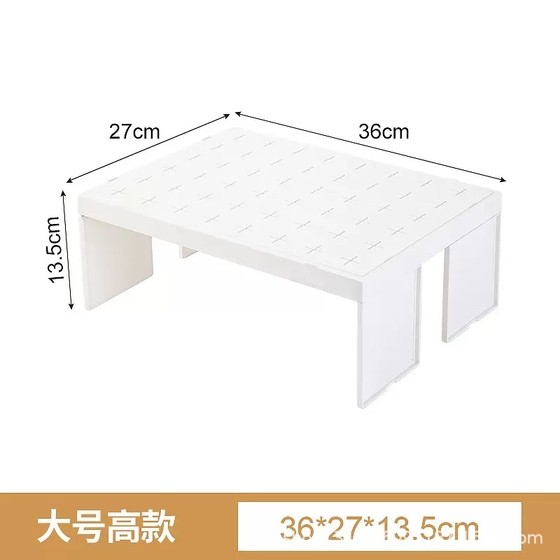Picture of Kitchen Storage Rack Countertop Cabinet Partition Layered Cabinet Inner Seasoning Storage Household Desktop Small Shelf
