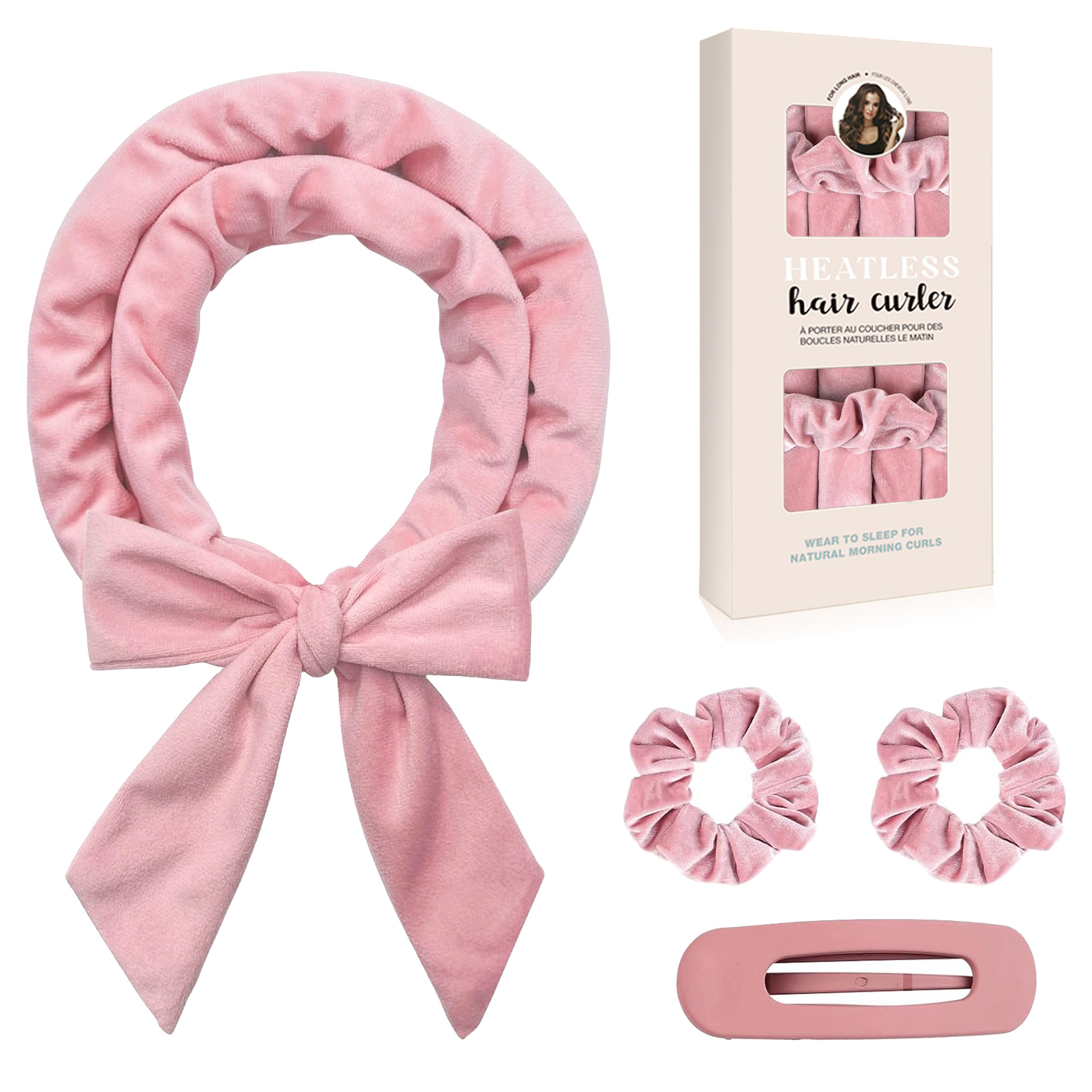 Picture of Cross-border New Style Hair-free Sleep Bow Lazy High-end Soft Hair Coiler Silk Loam Ribbon Curling Stick