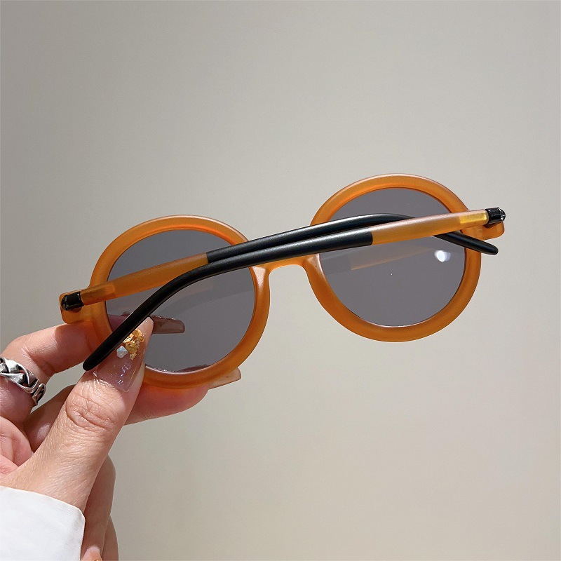 Picture of 2023 new retro literary tremolo with round frame sunglasses Europe and the United States anti-ultraviolet sunglasses cross-border wholesale