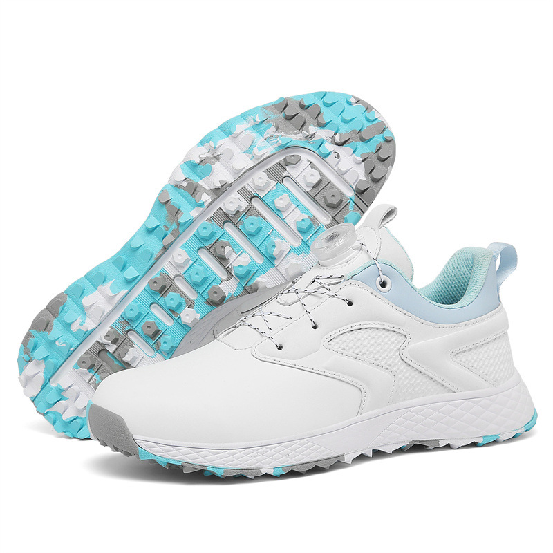 Cross-border Foreign Trade Golf Shoes Men and Women Waterproof Swivel Button Couple Golf Shoes Casual sneaker