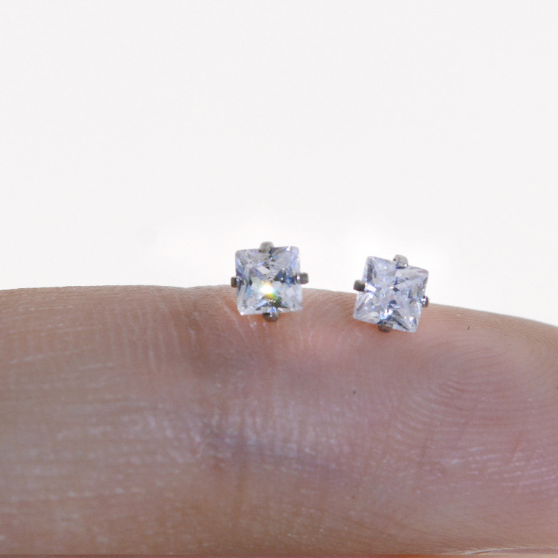 Picture of Puncture product lip nail zircon head 2-5mm 0.9-1.0mm internal thread