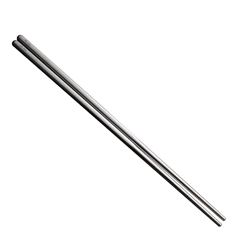 Picture of 304 Stainless Steel Chopsticks Household Hollow Heat Insulated Non-slip Chopsticks Public Korean Chopsticks Custom LOGO