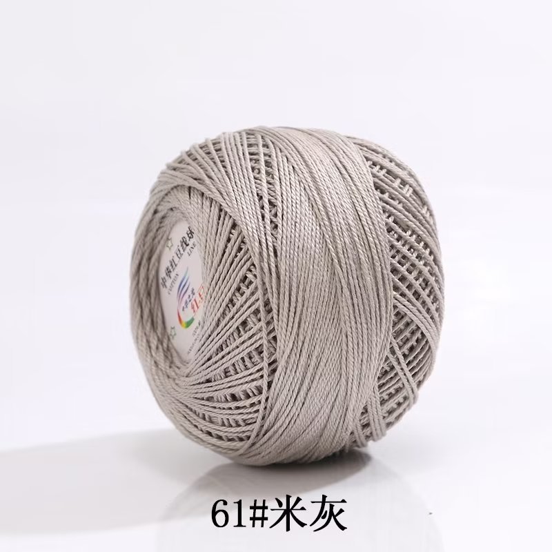 Picture of Red bean No. 3 lace cotton thread manufacturers wholesale and retail spring and summer hand-woven wool lace cotton diy
