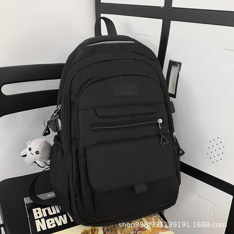 Picture of Schoolbags Men's College Student Backpacks Middle School Students Junior High School Students Ins High Quality Wholesale Custom Primary School Student Backpacks