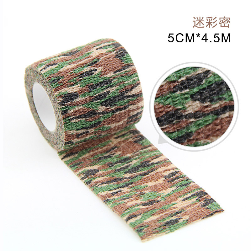 Picture of Factory Direct Sales Outdoor Camouflage Bandage Non-Woven Self-Adhesive Elastic Bandage Camouflage Bandage Available for Wholesale